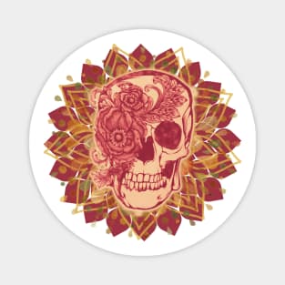 Sangria Skull Magnet